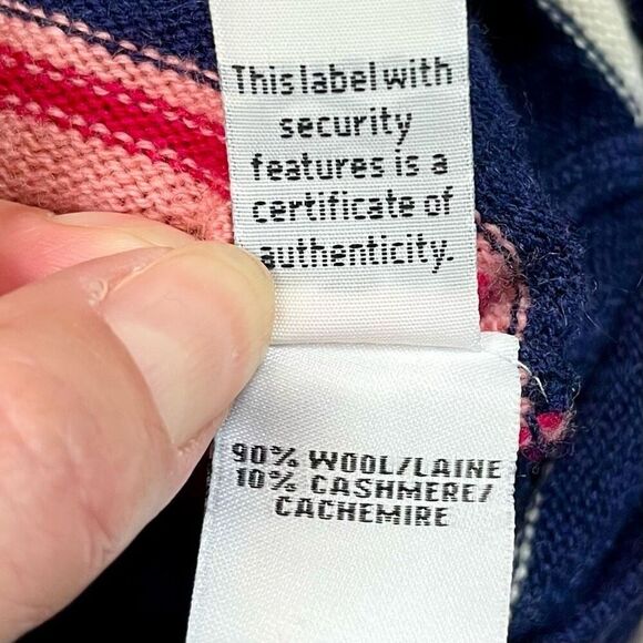 Diane Von Furstenberg Women’s Crew Neck Striped Sweater Small - Picture 9 of 10